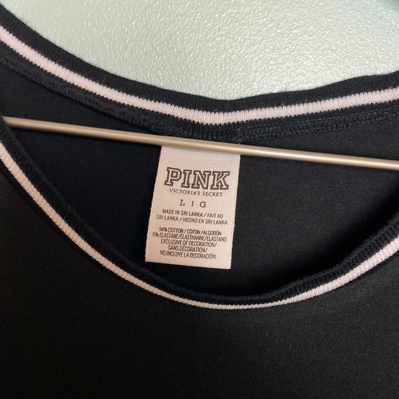 PINK Victoria’s Secret Black Skater Style Dress  Size Large - Picture 3 of 12